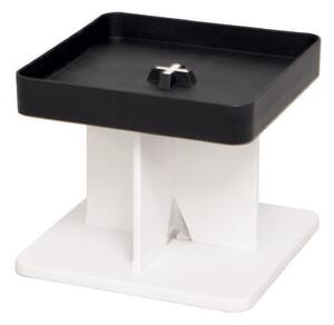 Tavolino Moderno 40x40x33,5 cm in Polipropilene Rigido Nero