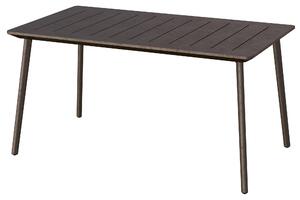 Tavolo da Giardino 146x87x75 cm in Resina Keter Metalea Bronzo