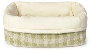 Cesta per giochi da bambino verde chiaro in tessuto 30x20x20 cm Swan Matcha – Lorena Canals