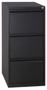 Classificatore 3 Cassetti 46x62x101,2 cm in Metallo Nero