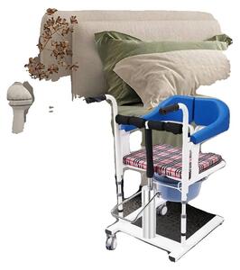 Sedia elevatrice idraulica per persone in sedia a rotelle, sedia per il trasferimento dei pazienti, portata 90 kg