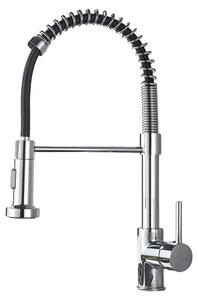 Rubinetto da cucina, montato a soffitto, orientabile a 360 gradi, cromato