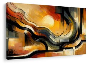 Quadro su tela – Armonia solare moderna