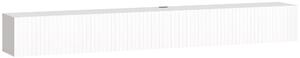 HOMCOM Mobile TV sospeso per TV fino a 182,88 cm, 2 ante ribaltabili, 180x25x22cm, bianco | Aosom Italy
