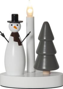 Decorazione luminosa in bianco e nero con motivo natalizio Christmas Joy - Star Trading