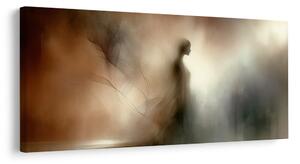 Quadro su tela – Donna onirica in marrone