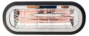 Stufa Elettrica ad infrarossi da Soffitto e da Parete 46x19x7,5 cm in Fibra di Carbonio Altare Nero