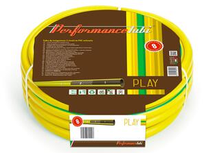 Tubo da Giardino per Irrigazione Ø5/8"-15 mm 15m 3 Strati in PVC Retinato Play Giallo