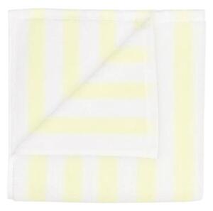 Set di asciugamani tipo terry giallo chiaro/bianchi in cotone organico 2 pz 30x50 cm Arto – Blomus