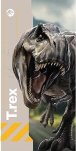 Asciugamano per bambini grigio in cotone 70x140 cm Jurassic World "Rebirth" – Jerry Fabrics