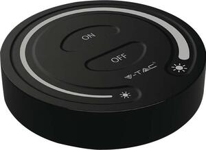 V-TAC VT-2440 Pulsante Touch dimmer wireless con Luminosità regolabile per Strip LED monocolore - Colore Nero - 2920