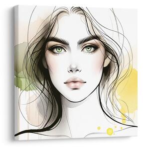 Quadro su tela – Bellezza femminile in sfumature