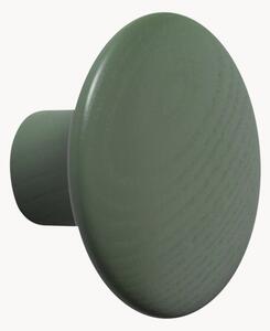 Gancio da parete in legno di quercia Dots, Ø 9 cm