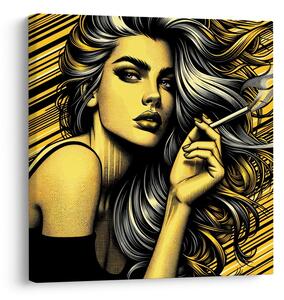 Quadro su tela – Donna dai capelli ondulati