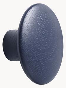 Gancio da parete in legno di quercia Dots, Ø 9 cm