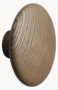Gancio da parete in legno di quercia Dots, Ø 13 cm