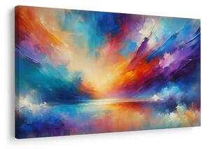 Quadro su tela – Sinfonia di colori cielo e acqua