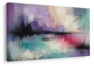 Quadro su tela – Palette armonica astratta di colori