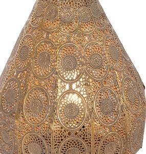 Lampada da tavolo orientale oro 26 cm - Mowgli