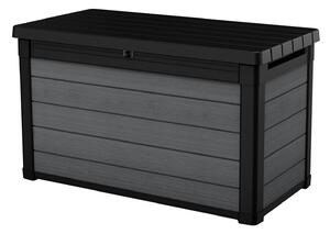 Baule Cassapanca da Esterno 122,9x62,1x70,6 cm in Evotech Keter Cortina Box 100G Grigio