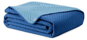 Copriletto blu in microfibra con rivestimento trapuntato 220x240 cm Softa – Restilo