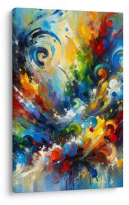 Quadro su tela – Vortice di energia e colori