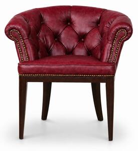 Sedia Chesterfield Diana Pelle Primo Fiore Premium – Eleganza Classica e Comfort Artigianale