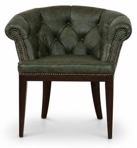 Sedia Chesterfield Diana Pelle Primo Fiore Premium – Eleganza Classica e Comfort Artigianale