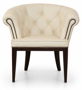 Sedia Chesterfield Diana Pelle Primo Fiore Premium – Eleganza Classica e Comfort Artigianale