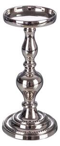 Candelabro con 1 Braccio Ø12x25,5 cm in Metallo Darika Argento