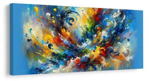 Quadro su tela – Flussi dinamici di colori