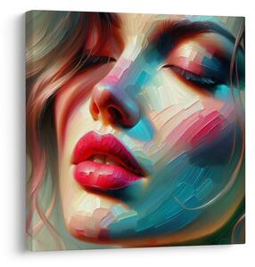 Quadro su tela – Ritratto astratto di donna