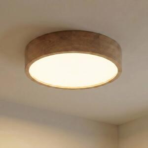 Plafoniera soffitto Cleo TEMAR LIGHTING, dimmerabile, Legno chiaro, Soggiorno / Sala da pranzo, Legno, Moderno, Plafoniera