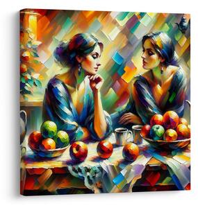 Quadro su tela – Riflesso nello specchio con frutta