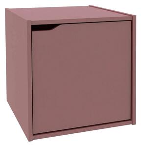 Cubo Composite con Anta 35x35x35 cm in Compensato Mattone