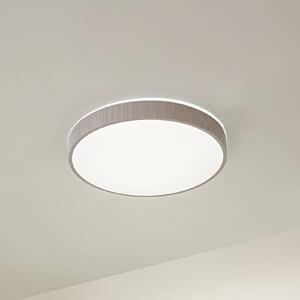Plafoniera a LED Zylo Lindby, dimmerabile, Crema / Ambra, Soggiorno / Sala da pranzo, Plastica, Plafoniera LED