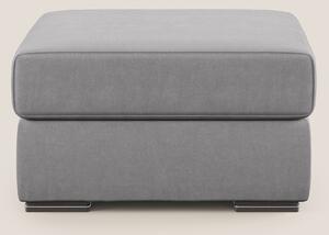 Sun pouf apribile contenitore in microfibra smacchiabile T11 grigio