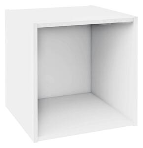 Cubo Composite 35x35x35 cm in Compensato Bianco