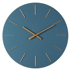Orologio da Parete Ø60x5 cm in Legno TimeLine Blu