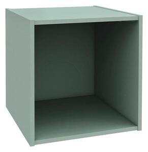 Cubo Composite 35x35x35 cm in Compensato Verde Salvia