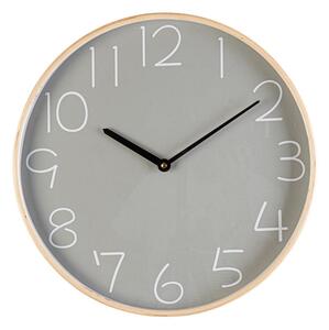 Orologio da Parete Ø40,8x4,8 cm in Legno Lorens Grigio