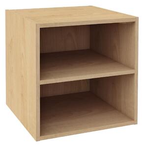 Cubo Composite con Mensola 35x35x35 cm in Compensato Naturale