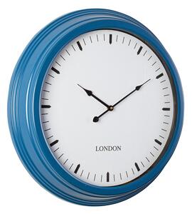 Orologio da Parete Ø58,5x8,7 cm in Metallo Mathias Blu