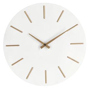 Orologio da Parete Ø40x5 cm in Legno TimeLine Bianco