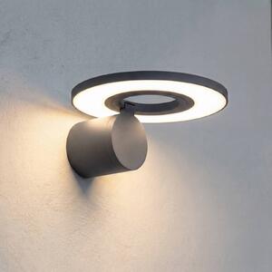 Applique da esterni a LED Tovio Arcchio, Alluminio / Grigio / Zincato, Alluminio, Moderno, Applique LED da esterni