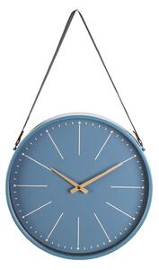 Orologio da Parete 40x6x66 cm in Legno Timely Blu