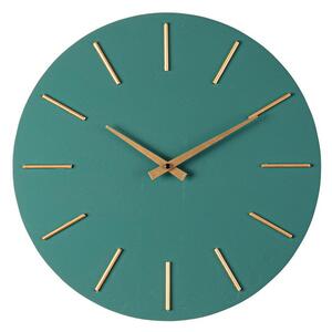 Orologio da Parete Ø40x5 cm in Legno TimeLine Verde