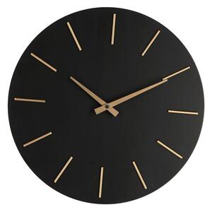 Orologio da Parete Ø40x5 cm in Legno TimeLine Nero