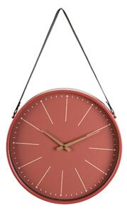 Orologio da Parete 40x6x66 cm in Legno Timely Mattone