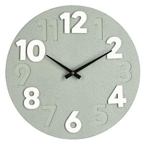 Orologio da Parete Ø40x4,5 cm in Legno Timing Salvia